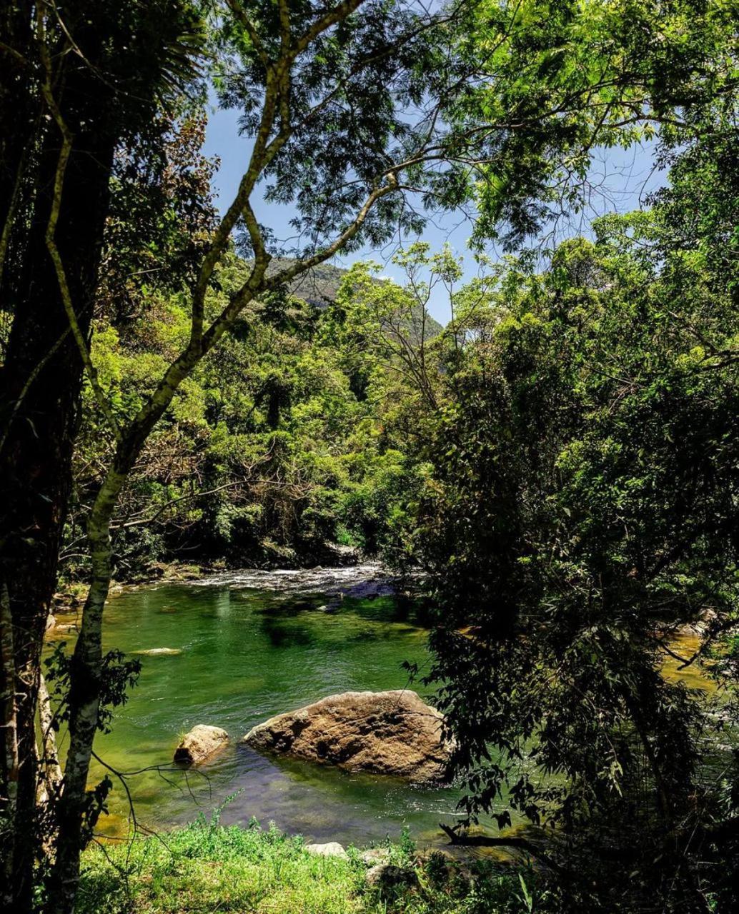 Sitio Flor Das Aguas Lumiar Bagian luar foto
